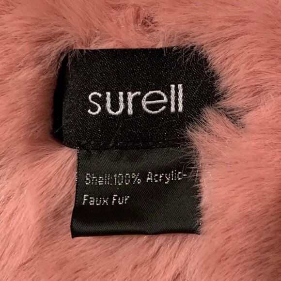 SURELL FAUX FUR PULL THRU SCARF  NWT - Picture 5 of 9